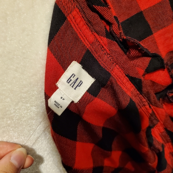 Ruffle checkered lumberjack shirt - Picture 3 of 3